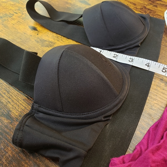 Small balconette bra top with mini skirt, push up, A/B cup - Picture 3 of 11